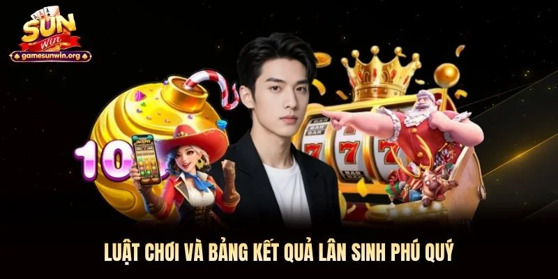 Luật chơi và bảng kết quả Lân Sinh Phú Quý